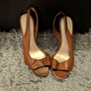 Sling back heels